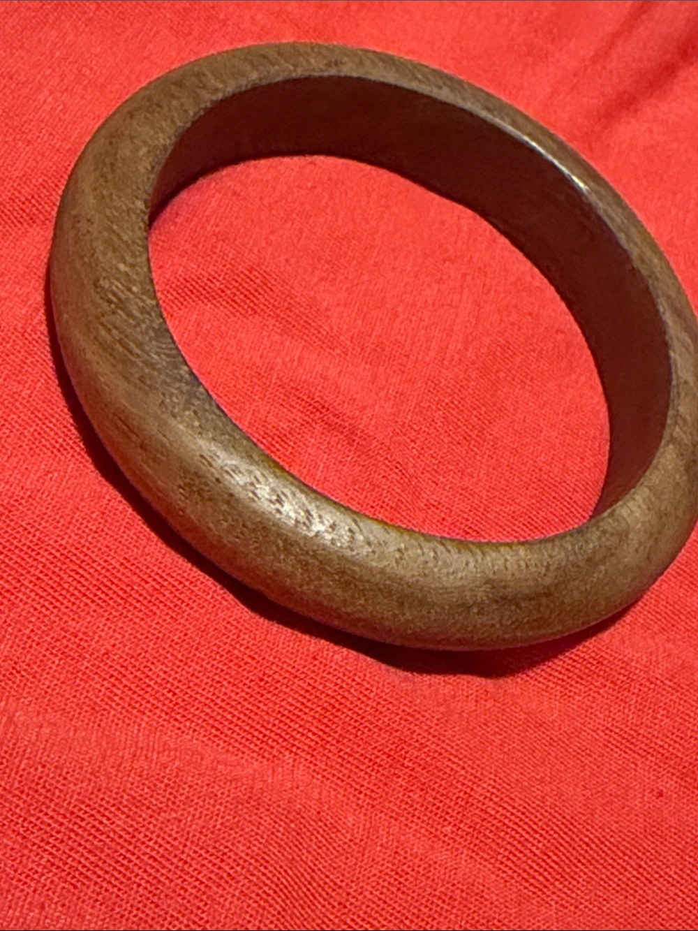 Beautiful real wood bangle bracelet - EUC!